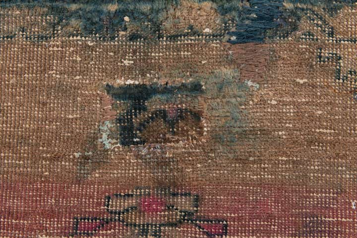 4' 6 x 8' Hand Knotted Ultra Vintage Persian Wool Rug