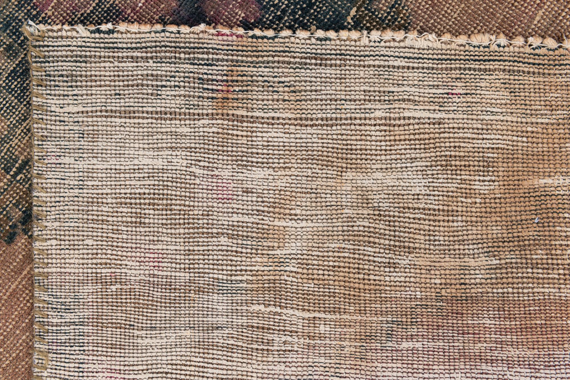 4' 6 x 8' Hand Knotted Ultra Vintage Persian Wool Rug