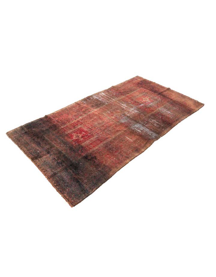 3' 6 x 6' 3 Hand Knotted Ultra Vintage Persian Wool Rug