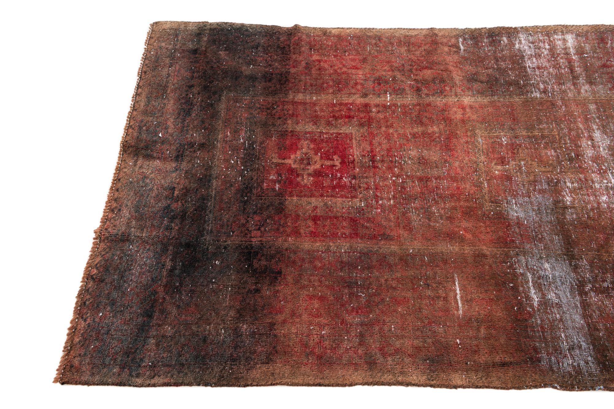 3' 6 x 6' 3 Hand Knotted Ultra Vintage Persian Wool Rug