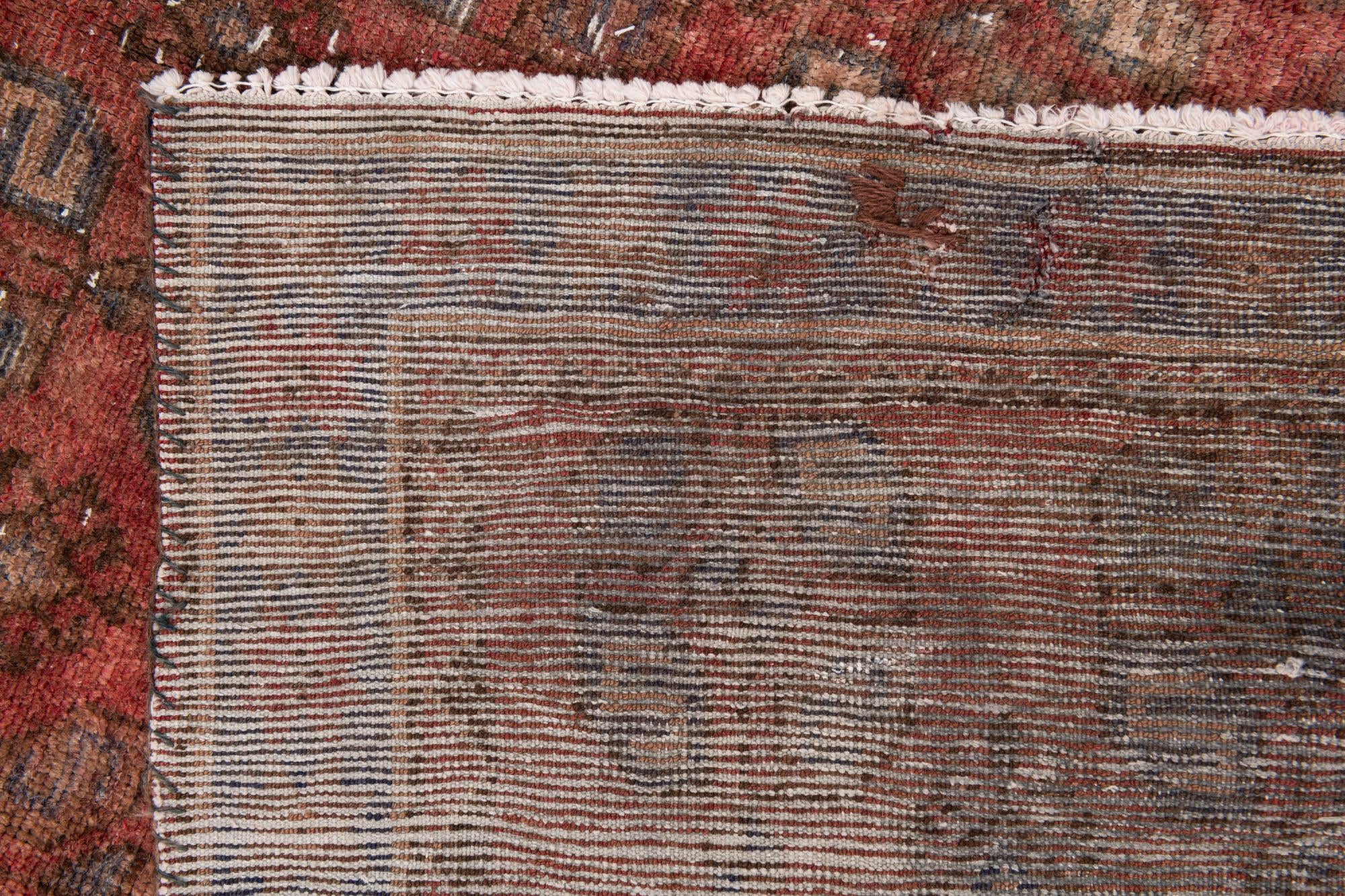 4' 10 x 8' 9 Hand Knotted Ultra Vintage Persian Wool Rug