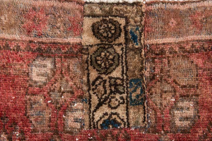 4' 10 x 8' 9 Hand Knotted Ultra Vintage Persian Wool Rug