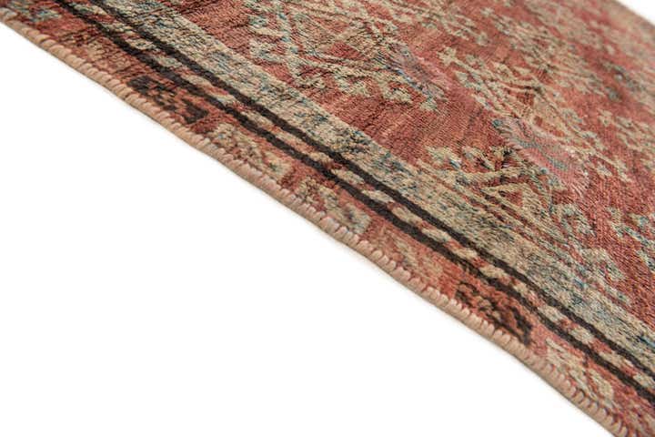 4' 6 x 8' Hand Knotted Ultra Vintage Persian Wool Rug