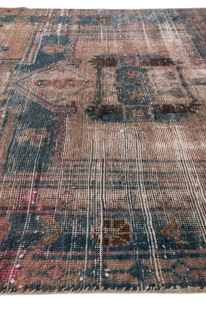 150cm x 225cm Handgeknüpft Ultra Vintage Persisch Wolle Teppich