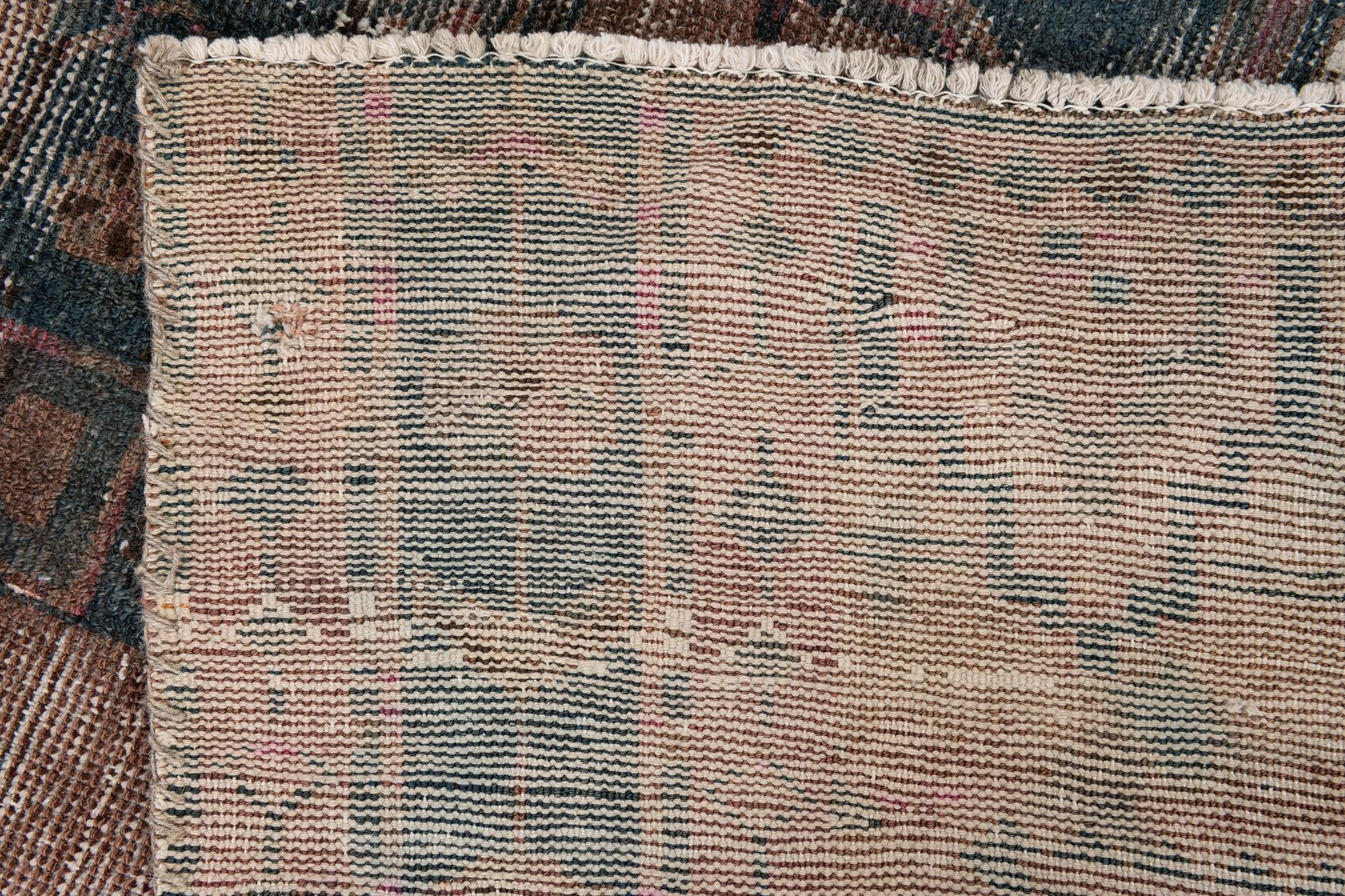 5' x 7' 4 Hand Knotted Ultra Vintage Persian Wool Rug