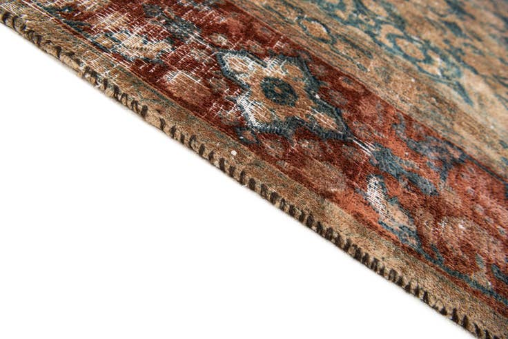 Detail image of 6' 5 x 8' 10 Hand Knotted Ultra Vintage Persian Wool Rug