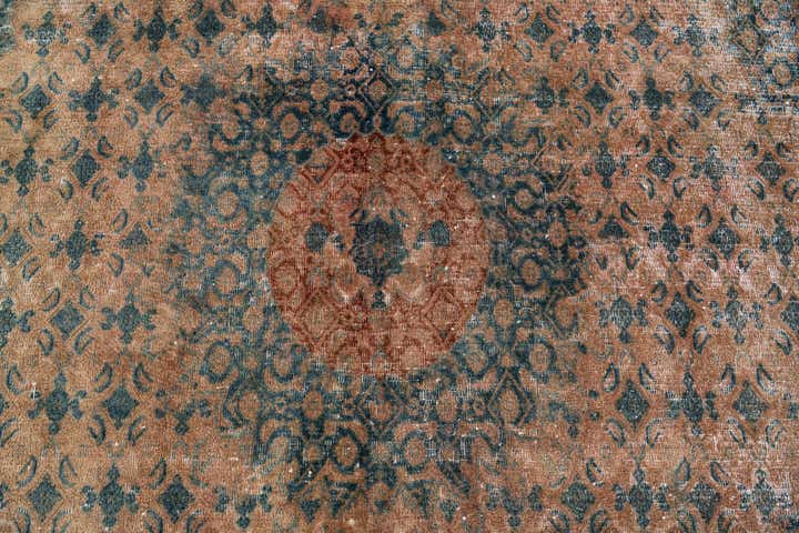 6' 5 x 8' 10 Hand Knotted Ultra Vintage Persian Wool Rug