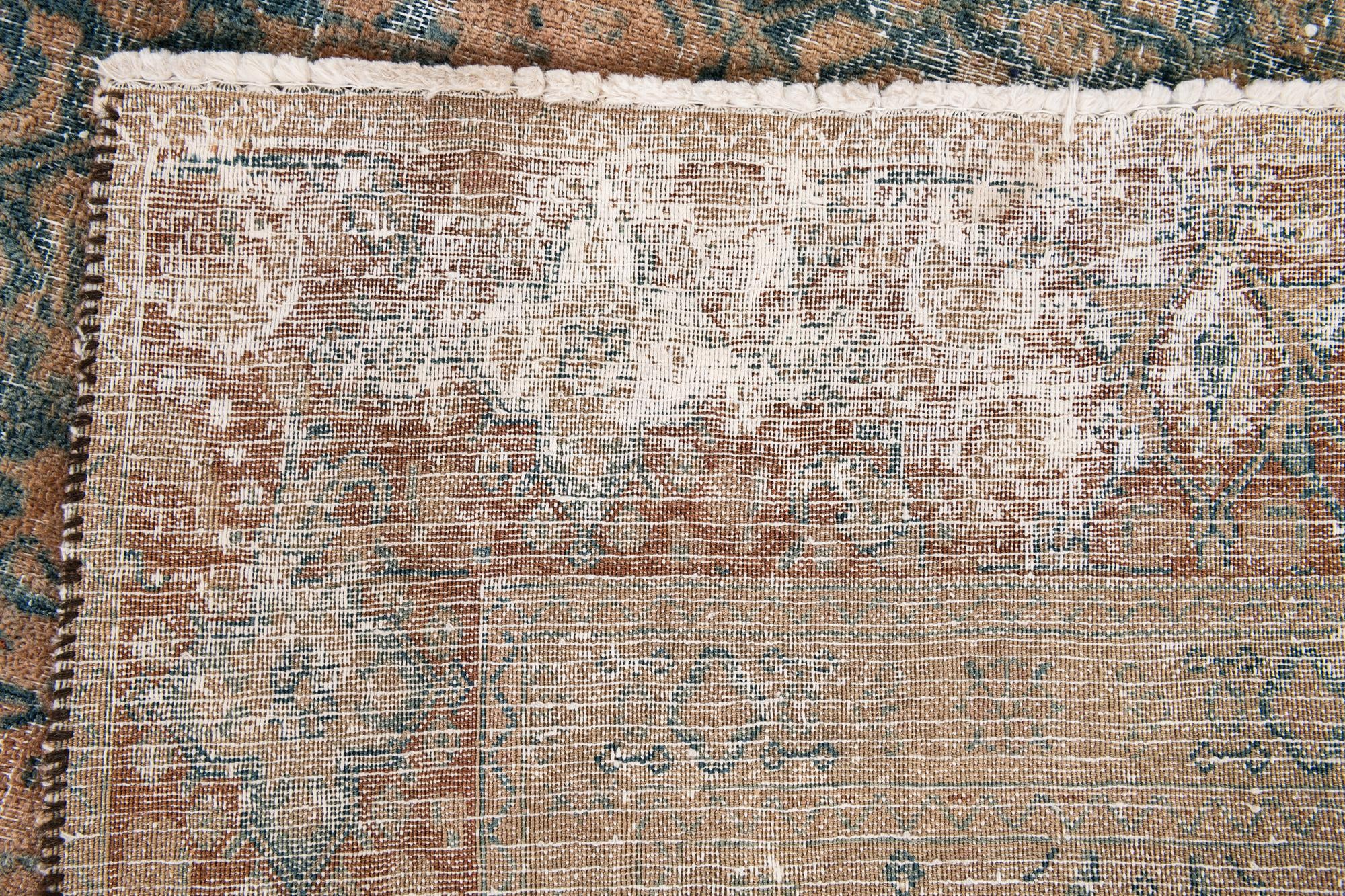 6' 5 x 8' 10 Hand Knotted Ultra Vintage Persian Wool Rug