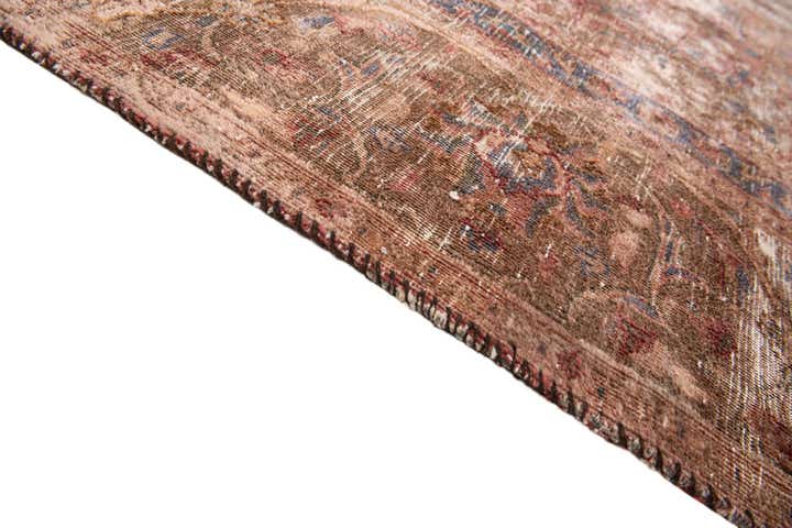 7' x 10' 10 Hand Knotted Ultra Vintage Persian Wool Rug