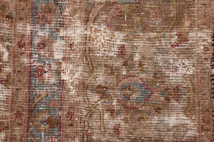 7' x 10' 10 Hand Knotted Ultra Vintage Persian Wool Rug