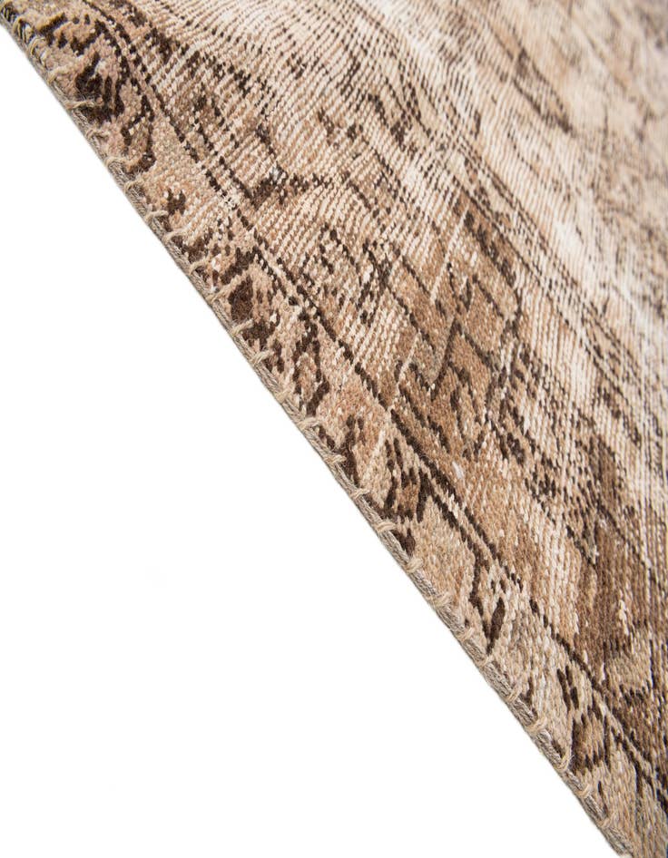 Detail image of 4' 3 x 7'  Hand Knotted Ultra Vintage Persian Wool Rug