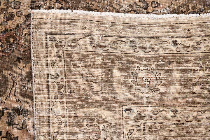 8' 1 x 9' 8 Hand Knotted Ultra Vintage Persian Wool Rug