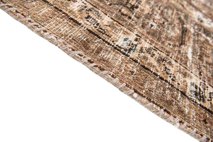 8' 1 x 9' 8 Hand Knotted Ultra Vintage Persian Wool Rug