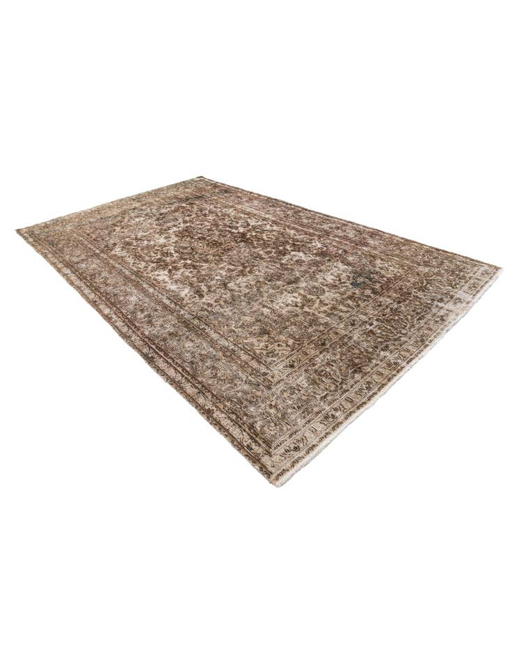 Detail image of 6' 3 x 10' Hand Knotted Ultra Vintage Persian Wool Rug