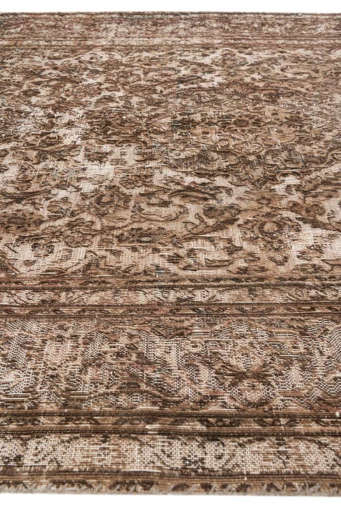 6' 3 x 10' Hand Knotted Ultra Vintage Persian Wool Rug