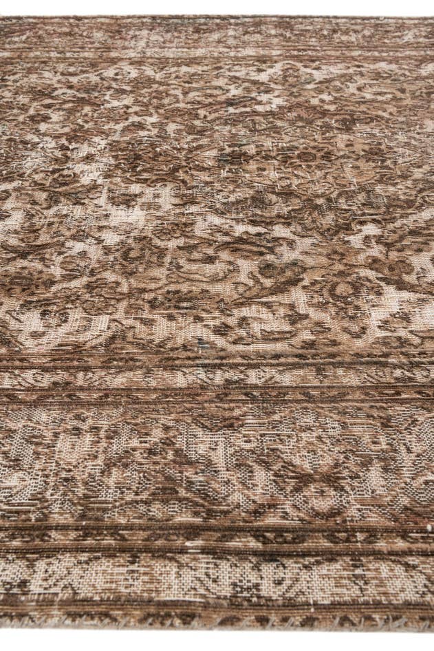 Detail image of 6' 3 x 10' Hand Knotted Ultra Vintage Persian Wool Rug