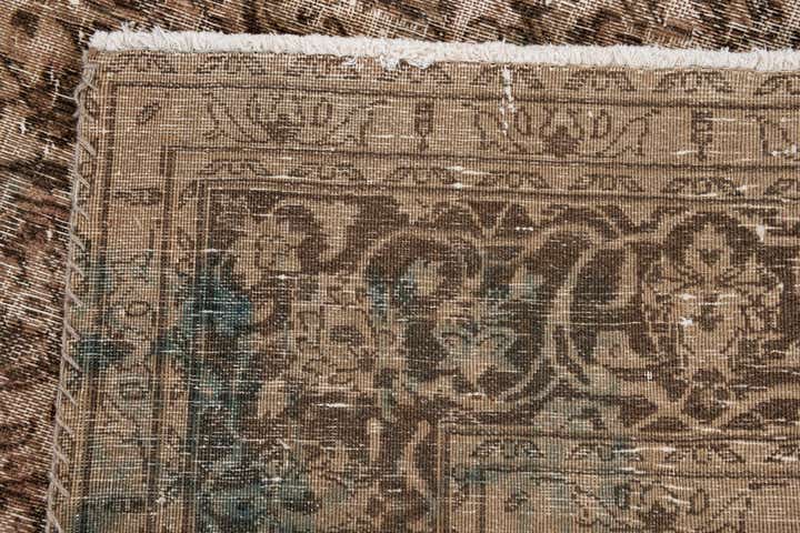 6' 3 x 10' Hand Knotted Ultra Vintage Persian Wool Rug
