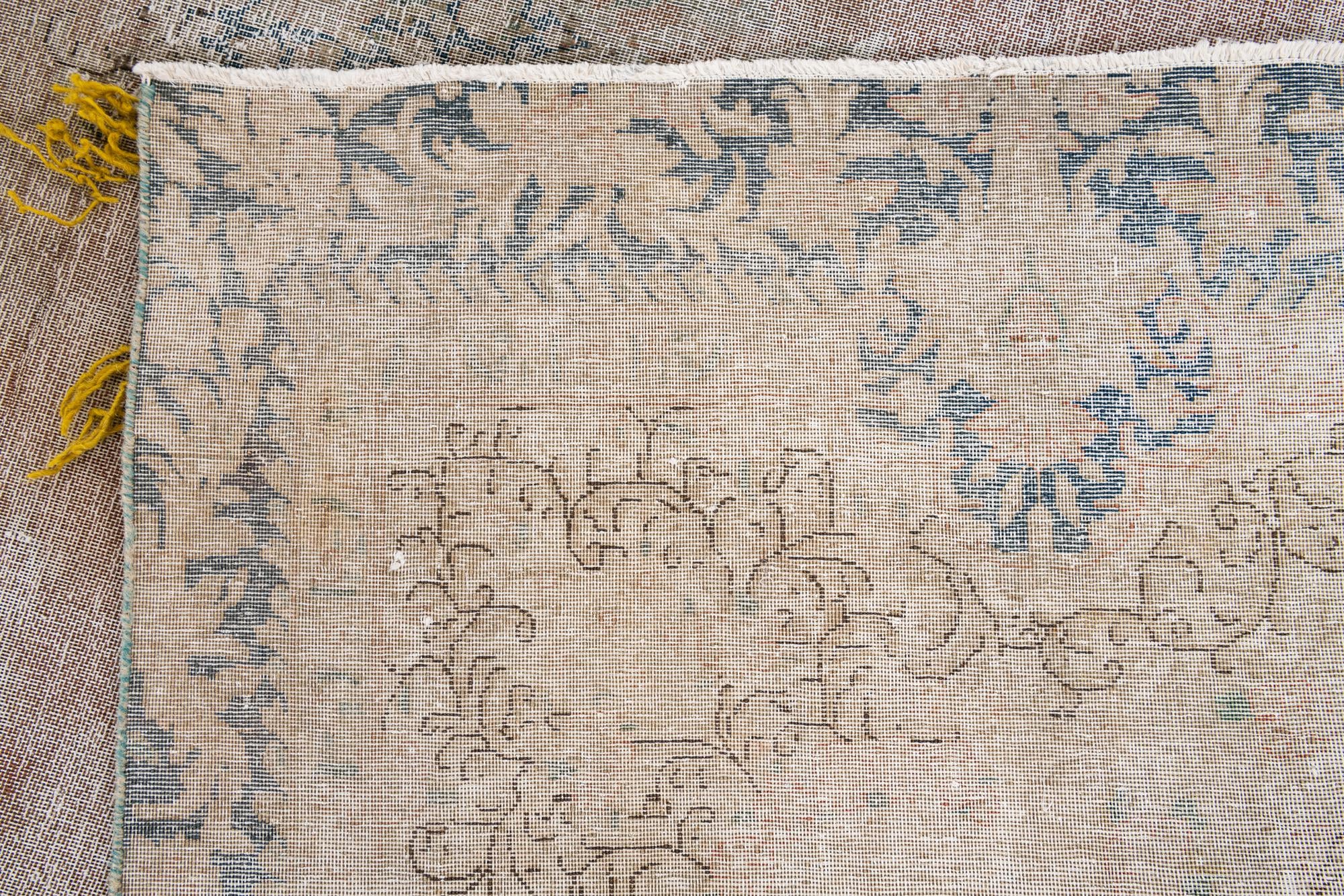 8' x 14' 3 Hand Knotted Ultra Vintage Persian Wool Rug