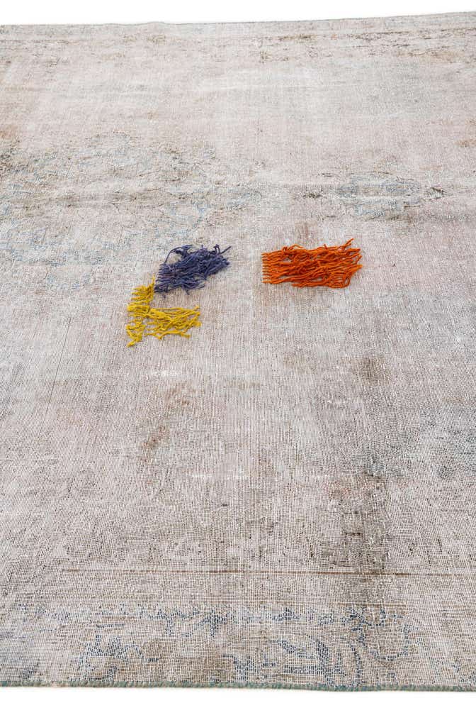 8' x 14' 3 Hand Knotted Ultra Vintage Persian Wool Rug