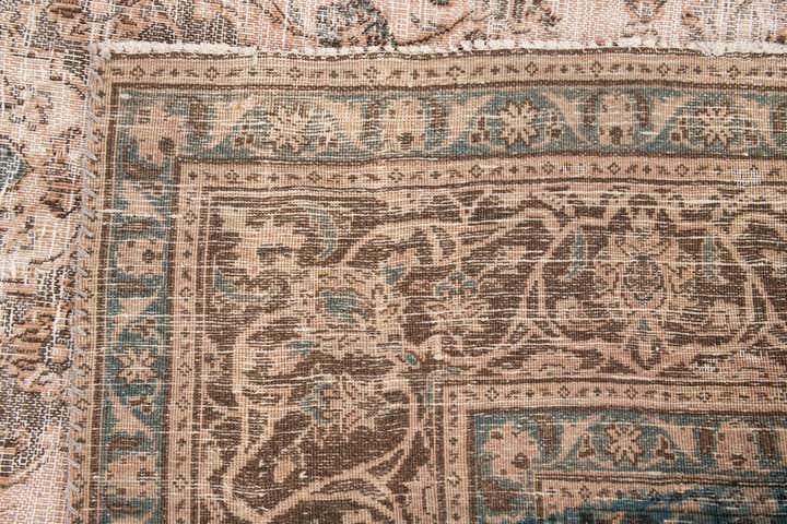 6' 3 x 8' 9 Hand Knotted Ultra Vintage Persian Wool Rug