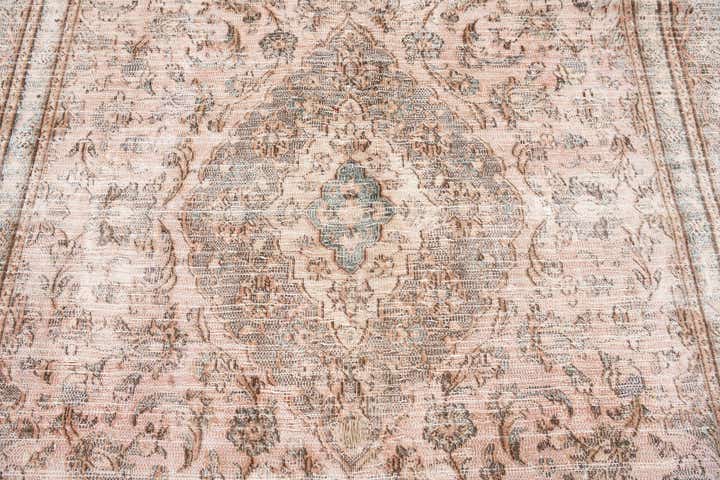 6' 3 x 8' 9 Hand Knotted Ultra Vintage Persian Wool Rug