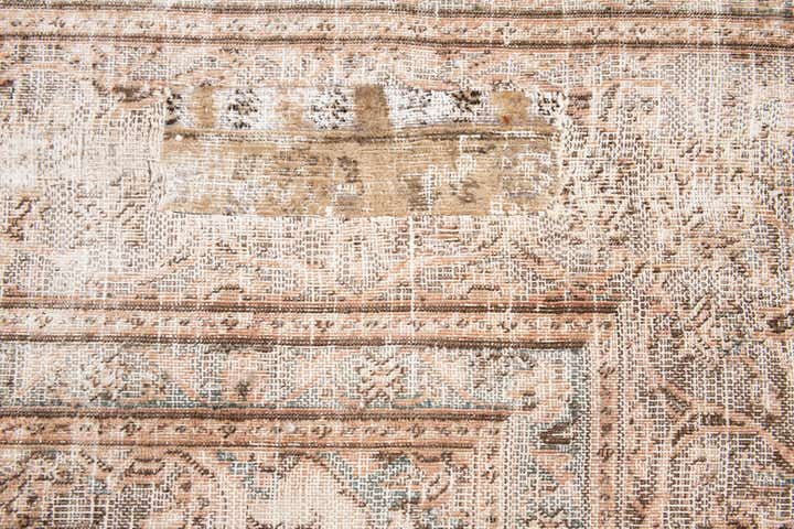 6' 3 x 8' 9 Hand Knotted Ultra Vintage Persian Wool Rug