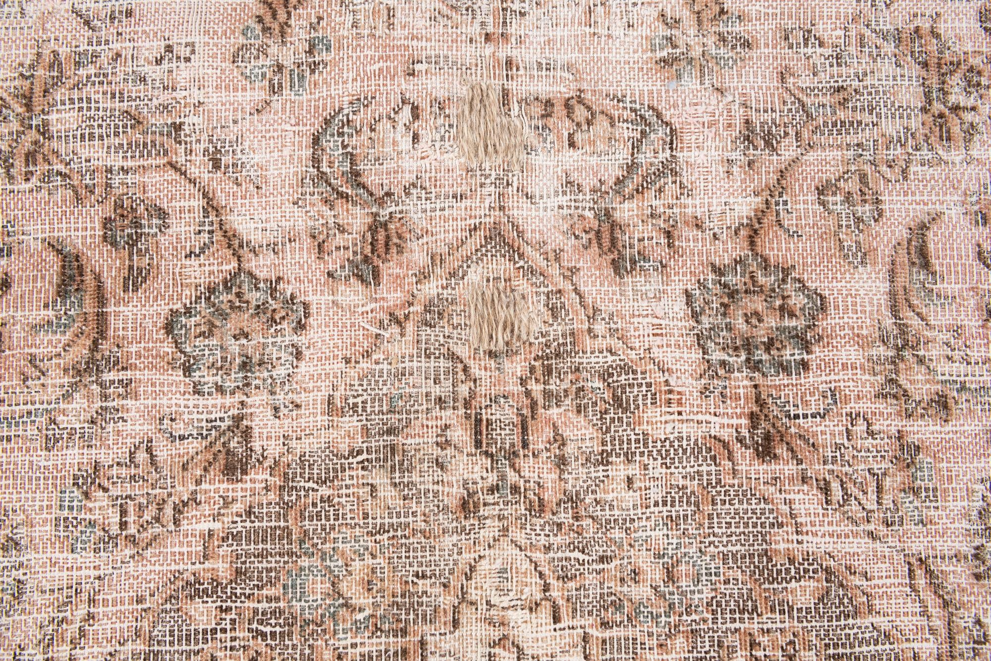 6' 3 x 8' 9 Hand Knotted Ultra Vintage Persian Wool Rug