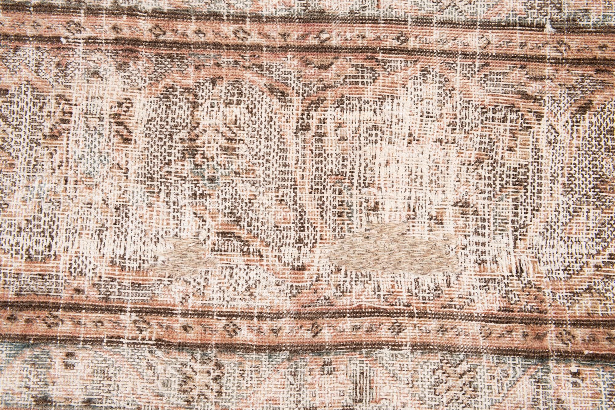 6' 3 x 8' 9 Hand Knotted Ultra Vintage Persian Wool Rug