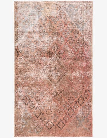 3' 6 x 6' Hand Knotted Ultra Vintage Persian Wool Rug
