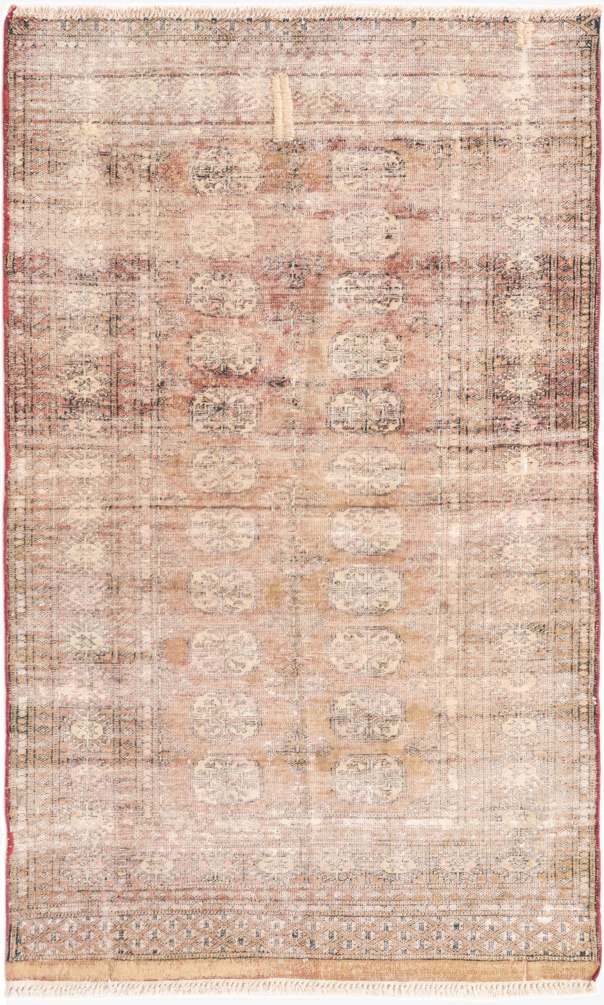 Primary image 3' x 5'  Hand Knotted Ultra Vintage Persian Wool Rug