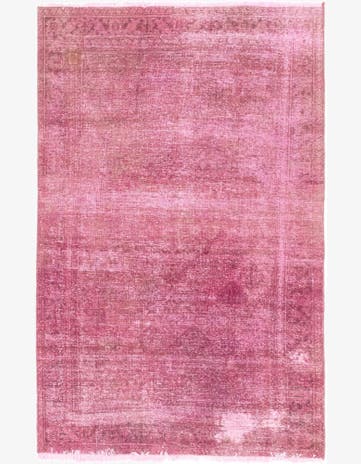 4' x 6' 6 Hand Knotted Ultra Vintage Persian Wool Rug