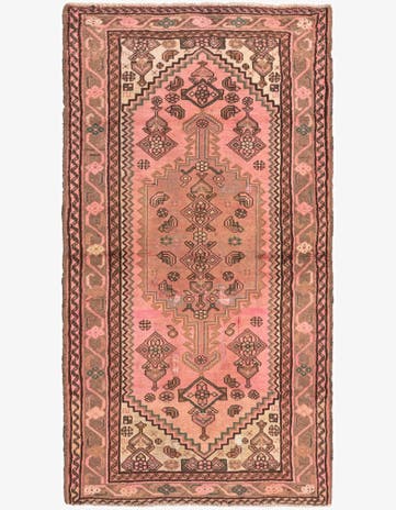 3' 5 x 6' 3 Hand Knotted Ultra Vintage Persian Wool Rug