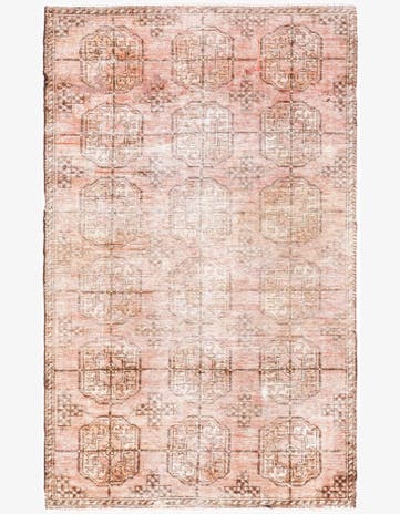 3' 4 x 5' 6 Hand Knotted Ultra Vintage Persian Wool Rug