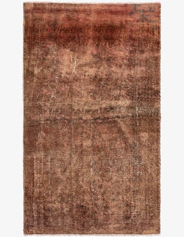 3' x 5' 4 Hand Knotted Ultra Vintage Persian Wool Rug