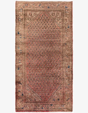 3' 6 x 6' 8 Hand Knotted Ultra Vintage Persian Wool Rug