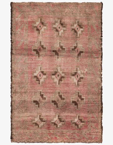 2' 9 x 4' Hand Knotted Ultra Vintage Oriental Wool Rug