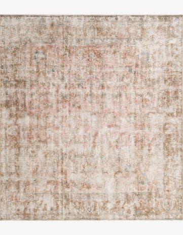 8' x 11' 4 Hand Knotted Ultra Vintage Persian Wool Rug