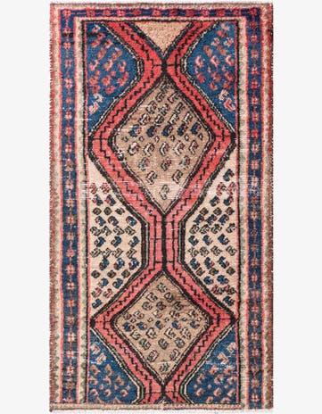 3' 2 x 5' 10 Hand Knotted Ultra Vintage Persian Wool Rug