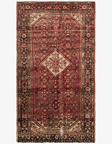 4' 10 x 8' 10 Hand Knotted Ultra Vintage Persian Wool Rug