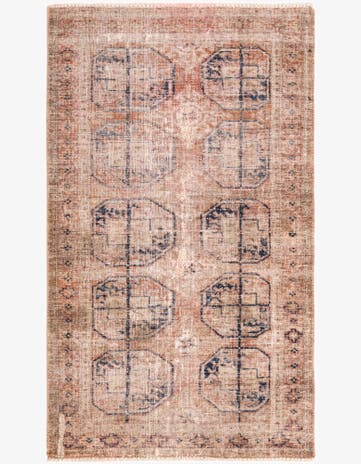 3' 5 x 5' 10 Hand Knotted Ultra Vintage Persian Wool Rug