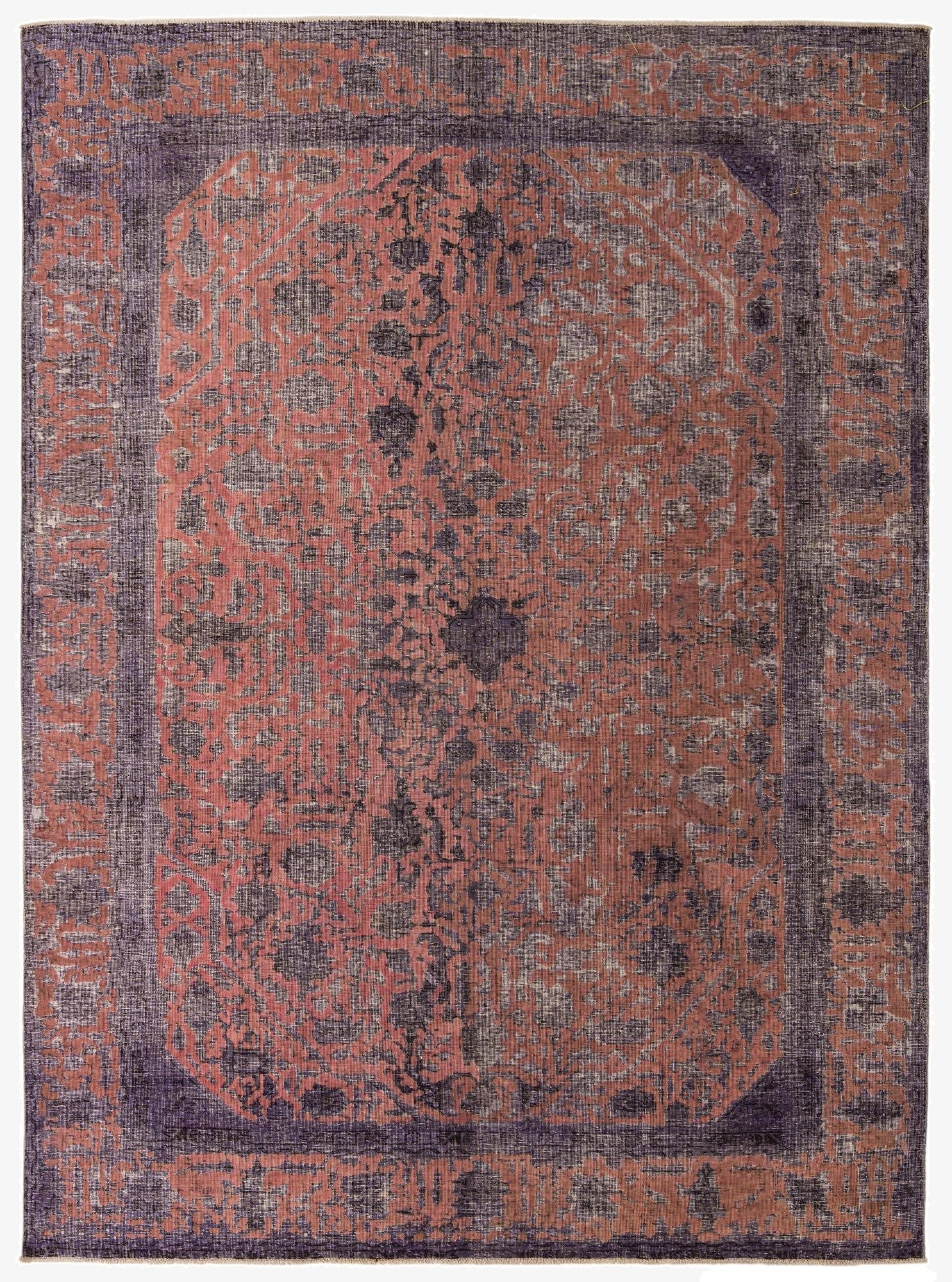 8' 10 x 12' 1  Hand Knotted Ultra Vintage Persian Wool Rug