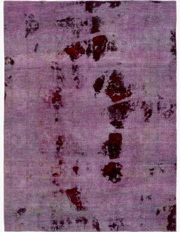 6' 3 x 8' 5 Hand Knotted Ultra Vintage Persian Wool Rug