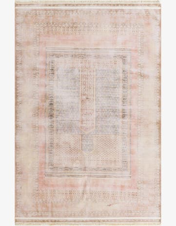 6' x 9' 3 Hand Knotted Ultra Vintage Persian Wool Rug