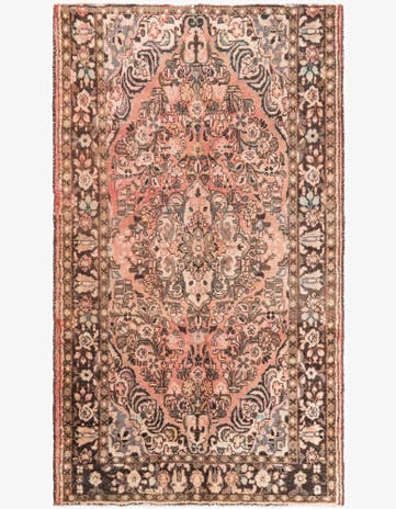5' 5 x 9' 2 Hand Knotted Ultra Vintage Persian Wool Rug