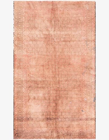 3' 10 x 6' 6 Hand Knotted Ultra Vintage Persian Wool Rug