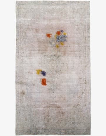 8' x 14' 3 Hand Knotted Ultra Vintage Persian Wool Rug