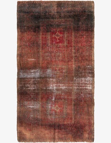 3' 6 x 6' 3 Hand Knotted Ultra Vintage Persian Wool Rug