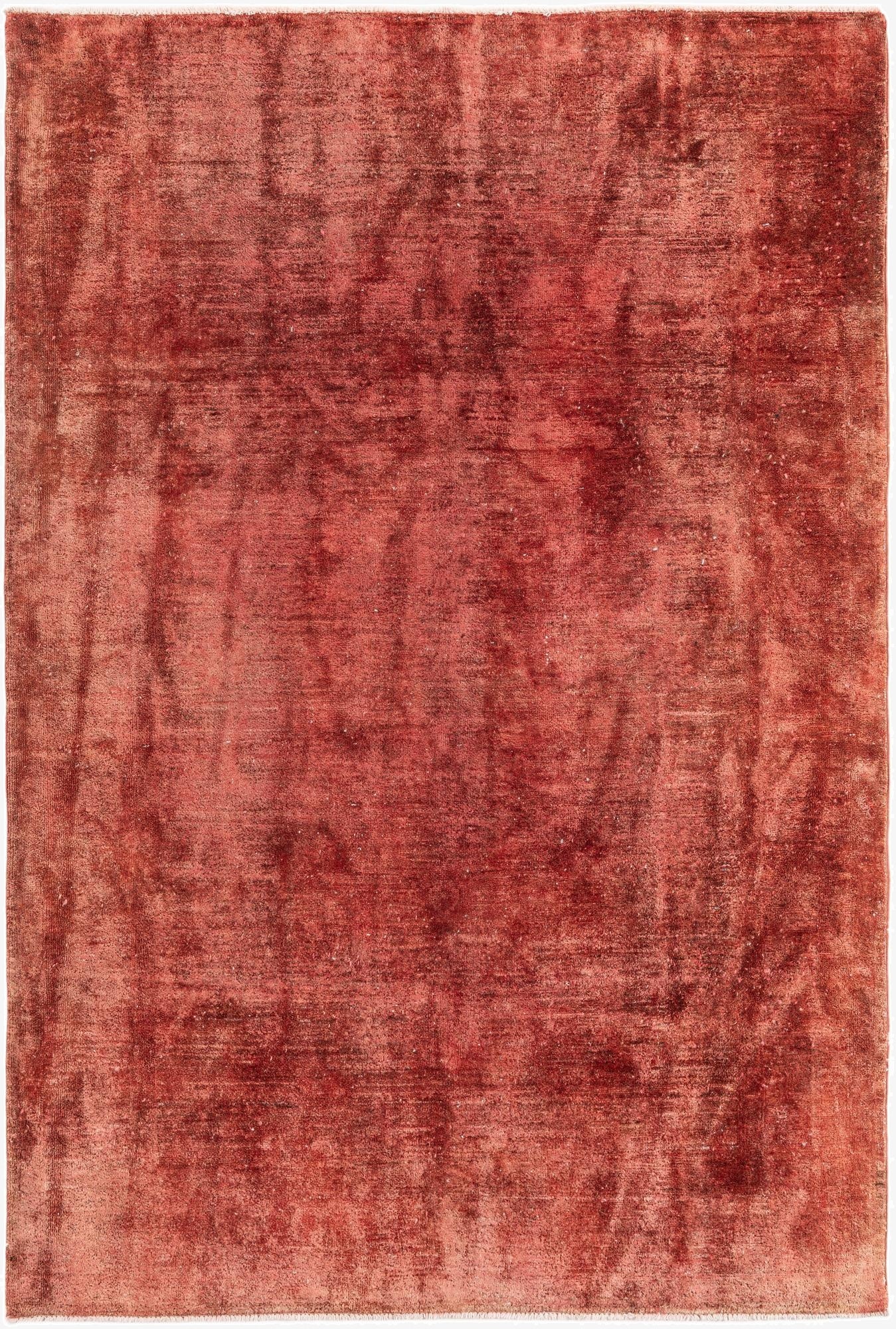 5' 5 x 8' 2  Hand Knotted Ultra Vintage Persian Wool Rug