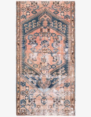 2' 9 x 5' 5 Hand Knotted Ultra Vintage Persian Wool Rug