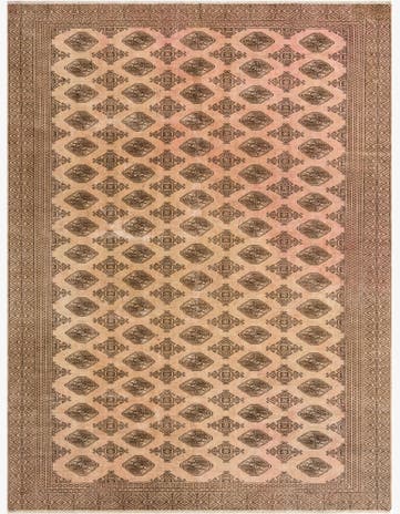 8' 9 x 11' 7 Hand Knotted Ultra Vintage Persian Wool Rug